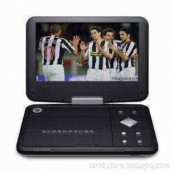 9-inch Portable DVD Player, 2 x 1.5W Stereo Audio Output, Full-function Remote Control